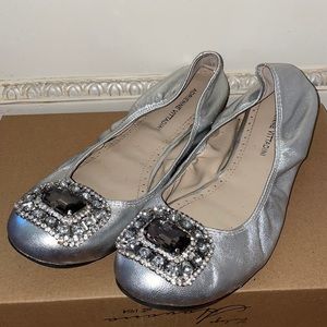 Adrienne Vittadini Sparkly Holiday ballet flats